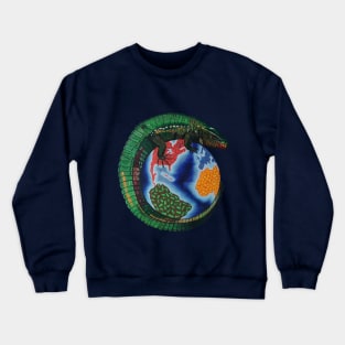 World Caiman Lizard Crewneck Sweatshirt